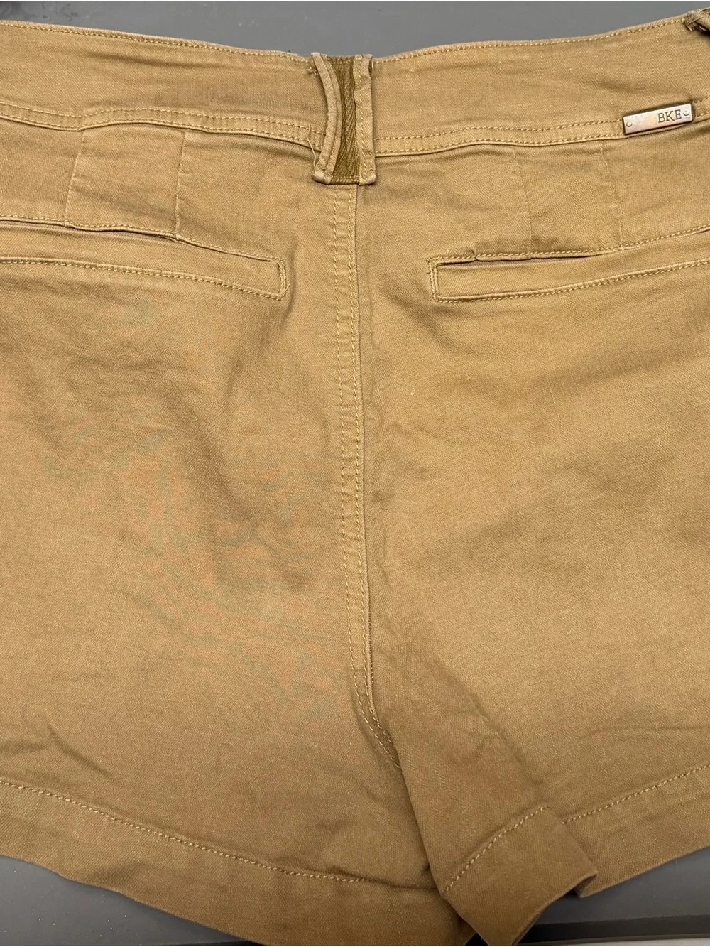 BKE Women's Brown Utility Cargo Shorts